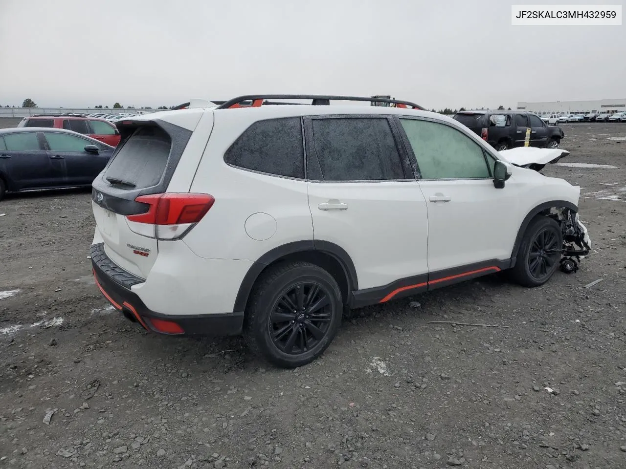 2021 Subaru Forester Sport VIN: JF2SKALC3MH432959 Lot: 81384284