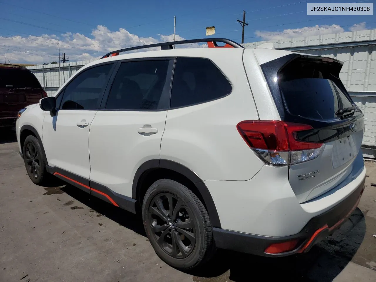 2022 Subaru Forester Sport VIN: JF2SKAJC1NH430308 Lot: 62704714