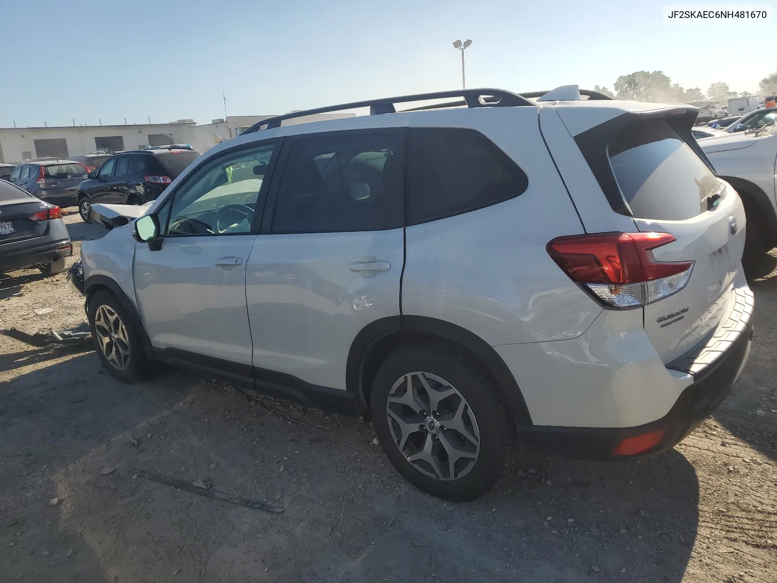 2022 Subaru Forester Premium VIN: JF2SKAEC6NH481670 Lot: 62851534