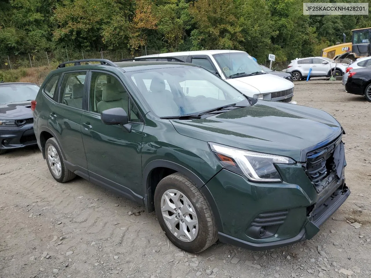 2022 Subaru Forester VIN: JF2SKACCXNH428201 Lot: 71289664