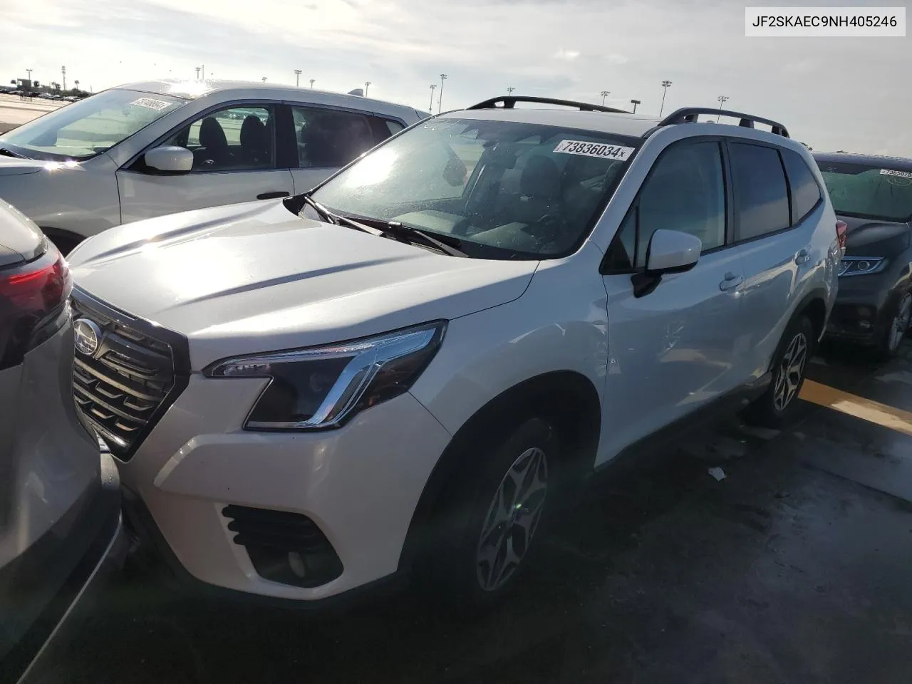 2022 Subaru Forester Premium VIN: JF2SKAEC9NH405246 Lot: 73836034