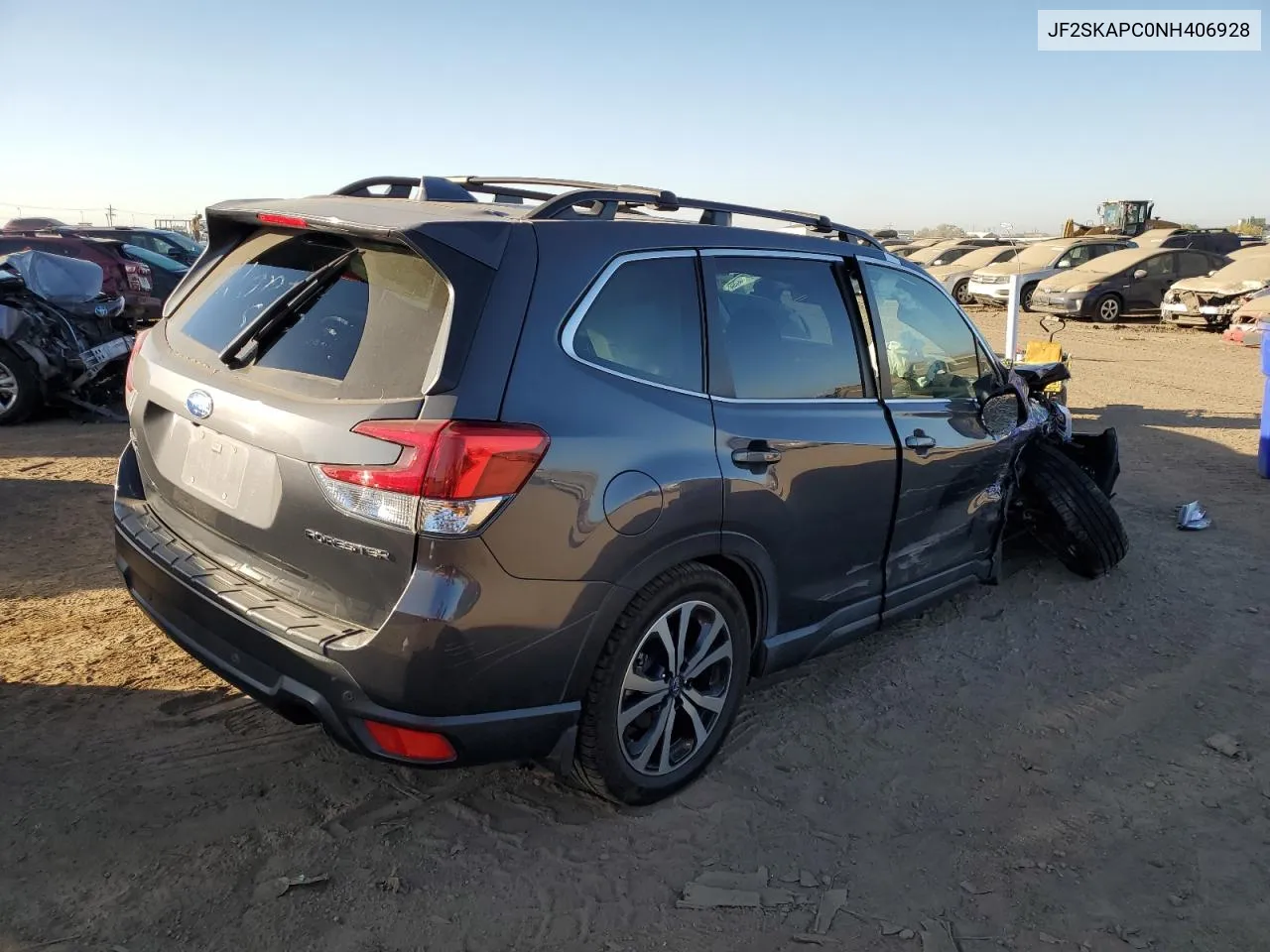 2022 Subaru Forester Limited VIN: JF2SKAPC0NH406928 Lot: 73845104