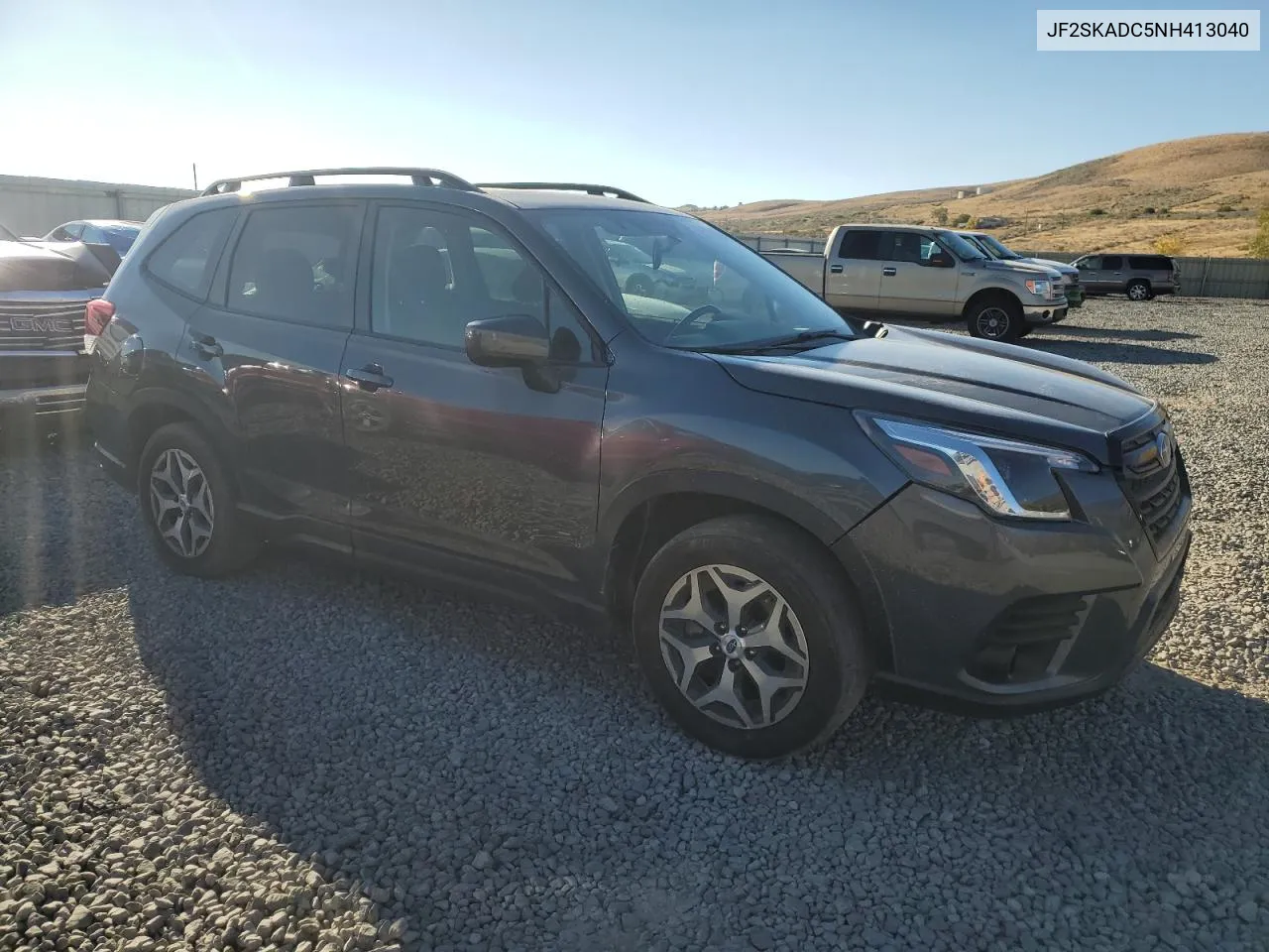 2022 Subaru Forester Premium VIN: JF2SKADC5NH413040 Lot: 74116154