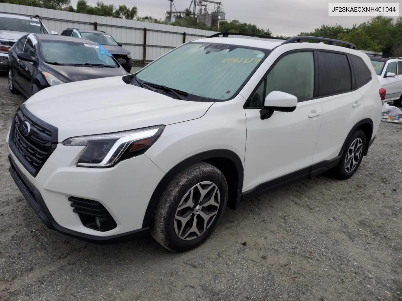 2022 Subaru Forester Premium VIN: JF2SKAECXNH401044 Lot: 75061674