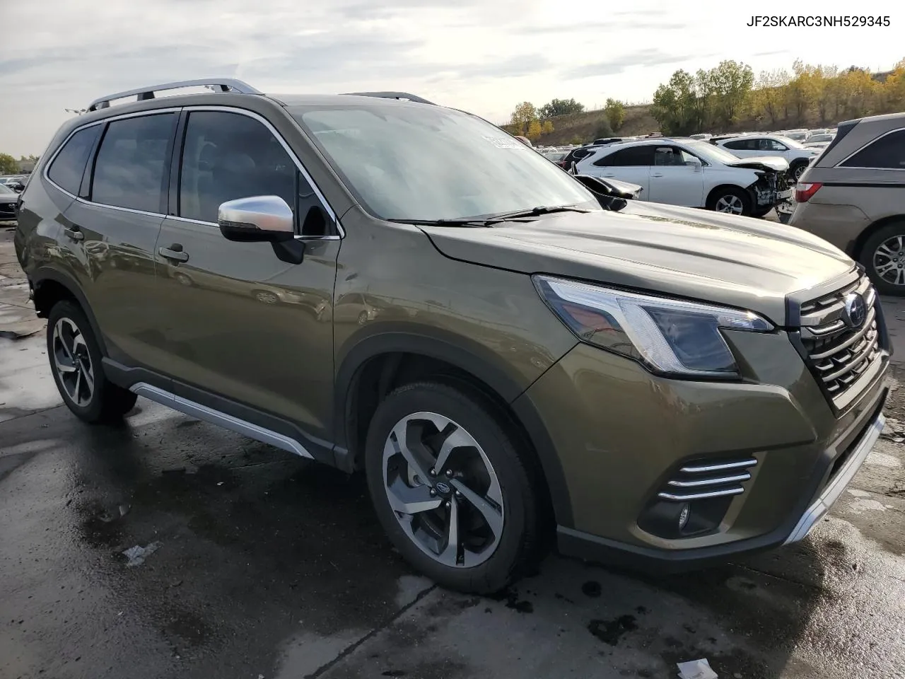 2022 Subaru Forester Touring VIN: JF2SKARC3NH529345 Lot: 75221774