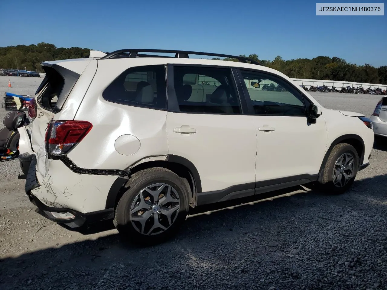 2022 Subaru Forester Premium VIN: JF2SKAEC1NH480376 Lot: 75326654