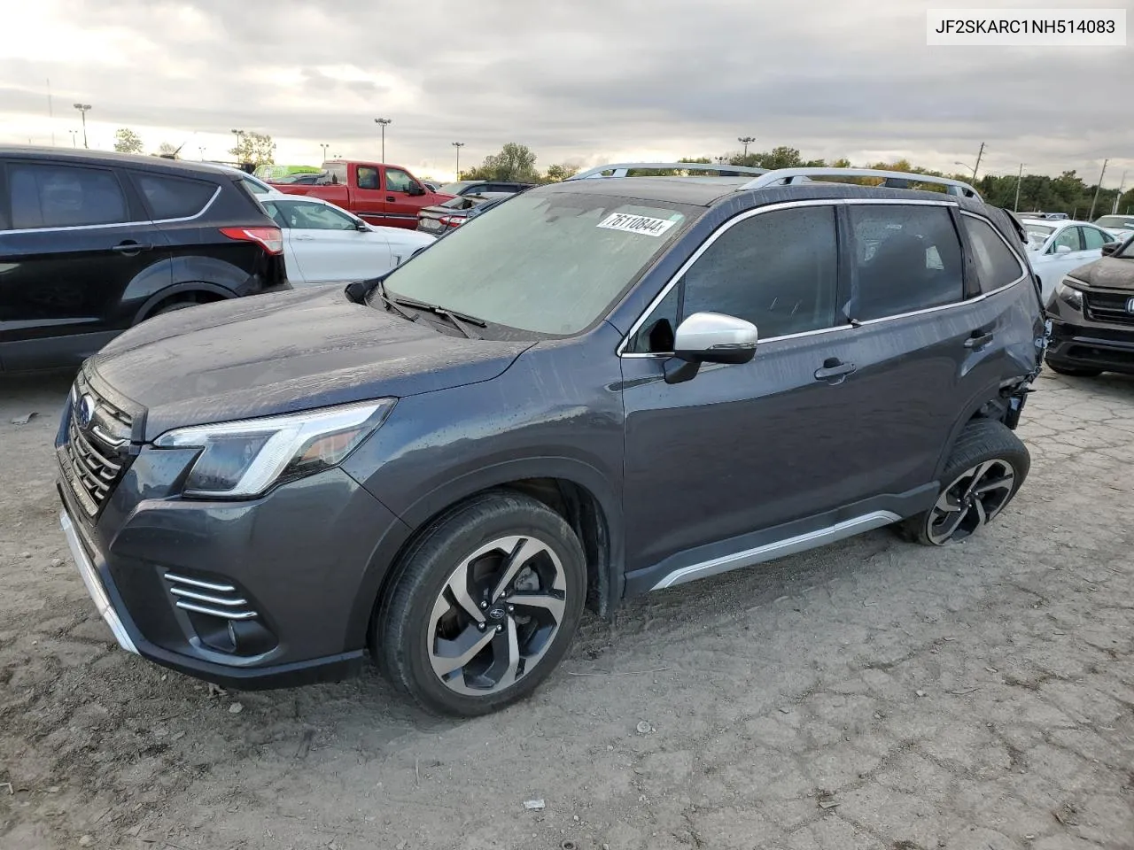 2022 Subaru Forester Touring VIN: JF2SKARC1NH514083 Lot: 76110844