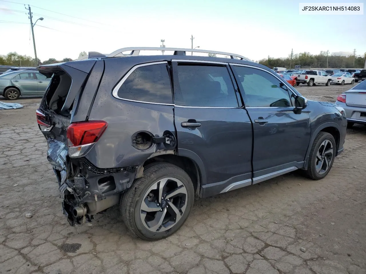 2022 Subaru Forester Touring VIN: JF2SKARC1NH514083 Lot: 76110844