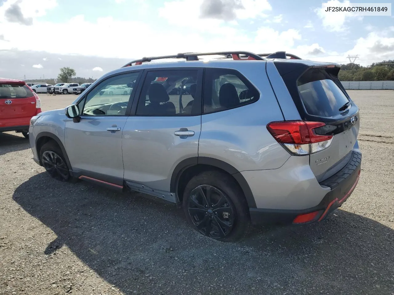 JF2SKAGC7RH461849 2024 Subaru Forester Sport