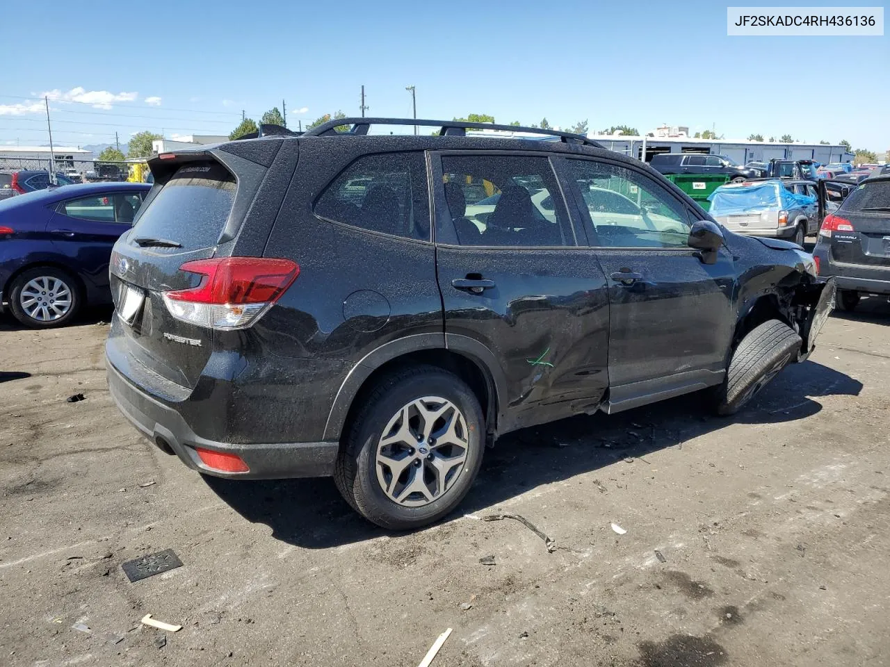 2024 Subaru Forester Premium VIN: JF2SKADC4RH436136 Lot: 72201804