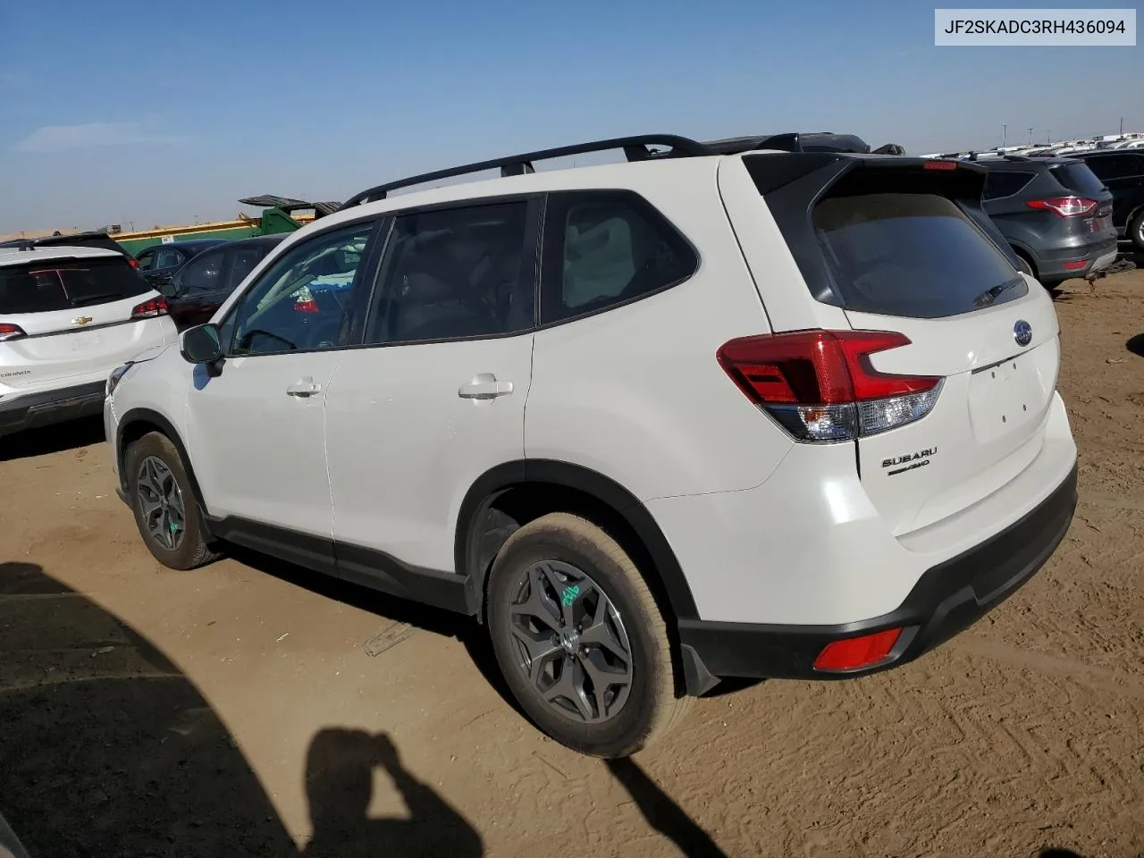 2024 Subaru Forester Premium VIN: JF2SKADC3RH436094 Lot: 74201344