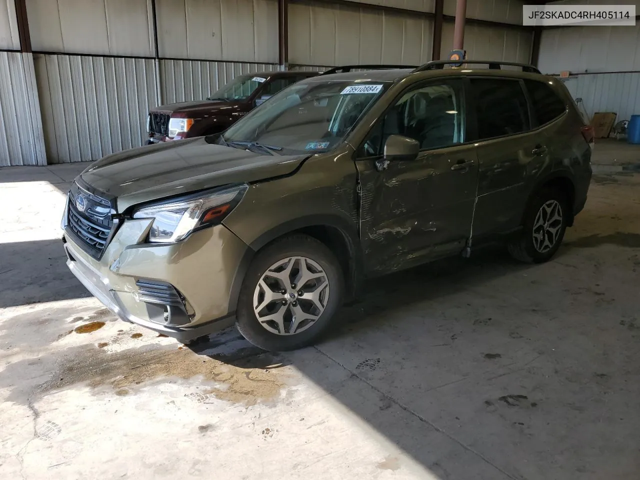 2024 Subaru Forester Premium VIN: JF2SKADC4RH405114 Lot: 78910884