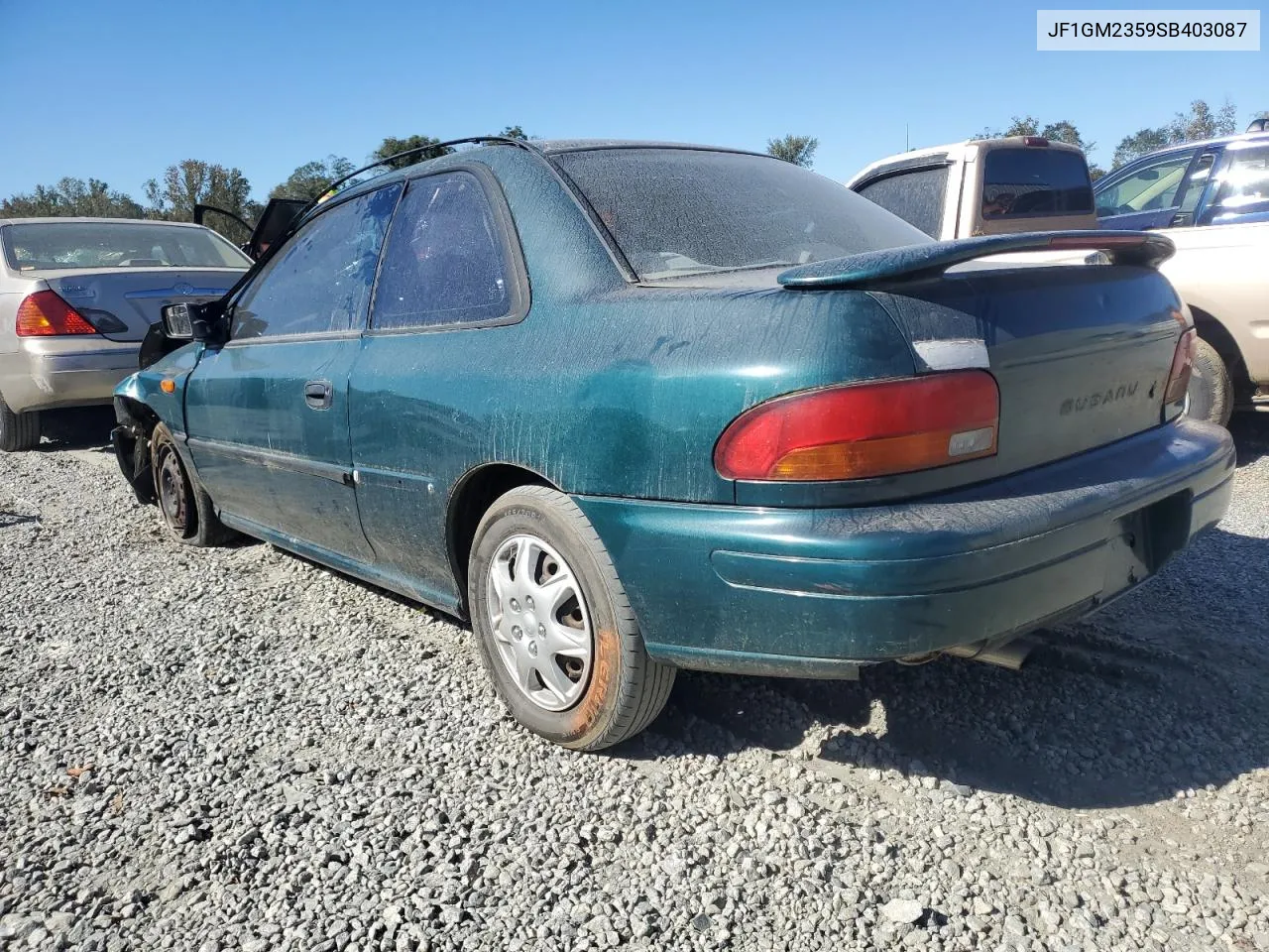 1995 Subaru Impreza L VIN: JF1GM2359SB403087 Lot: 74541094