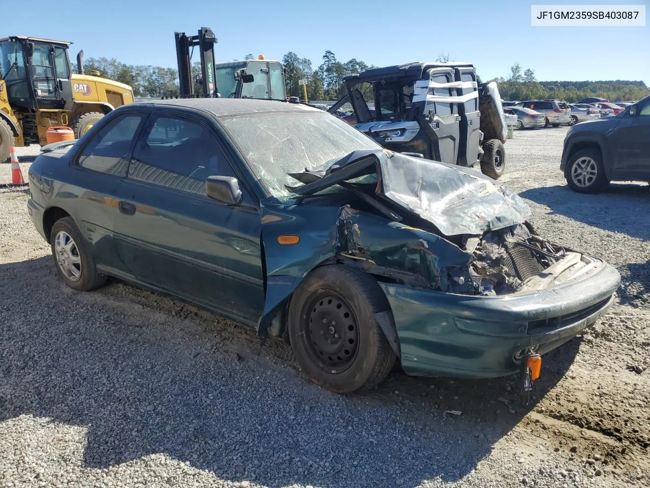 1995 Subaru Impreza L VIN: JF1GM2359SB403087 Lot: 74541094