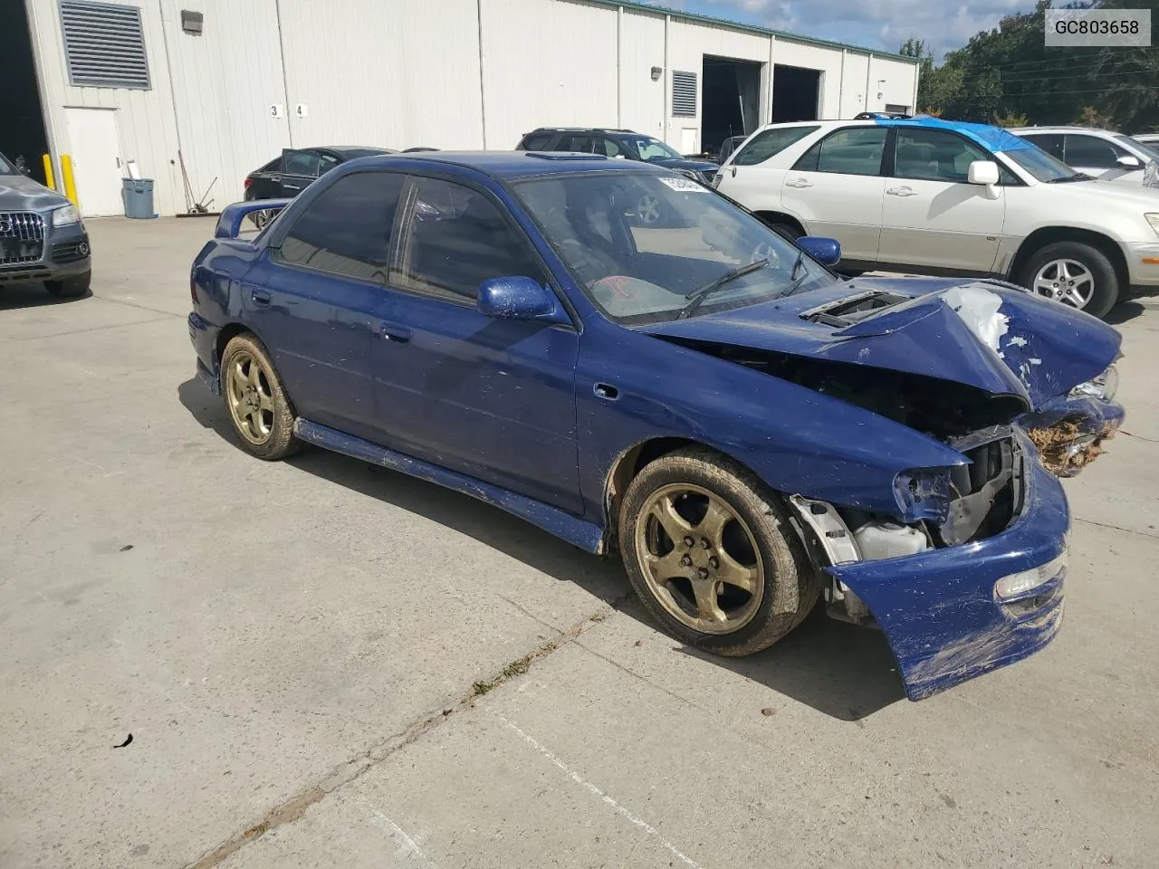 1995 Subaru Impreza VIN: GC803658 Lot: 75248424