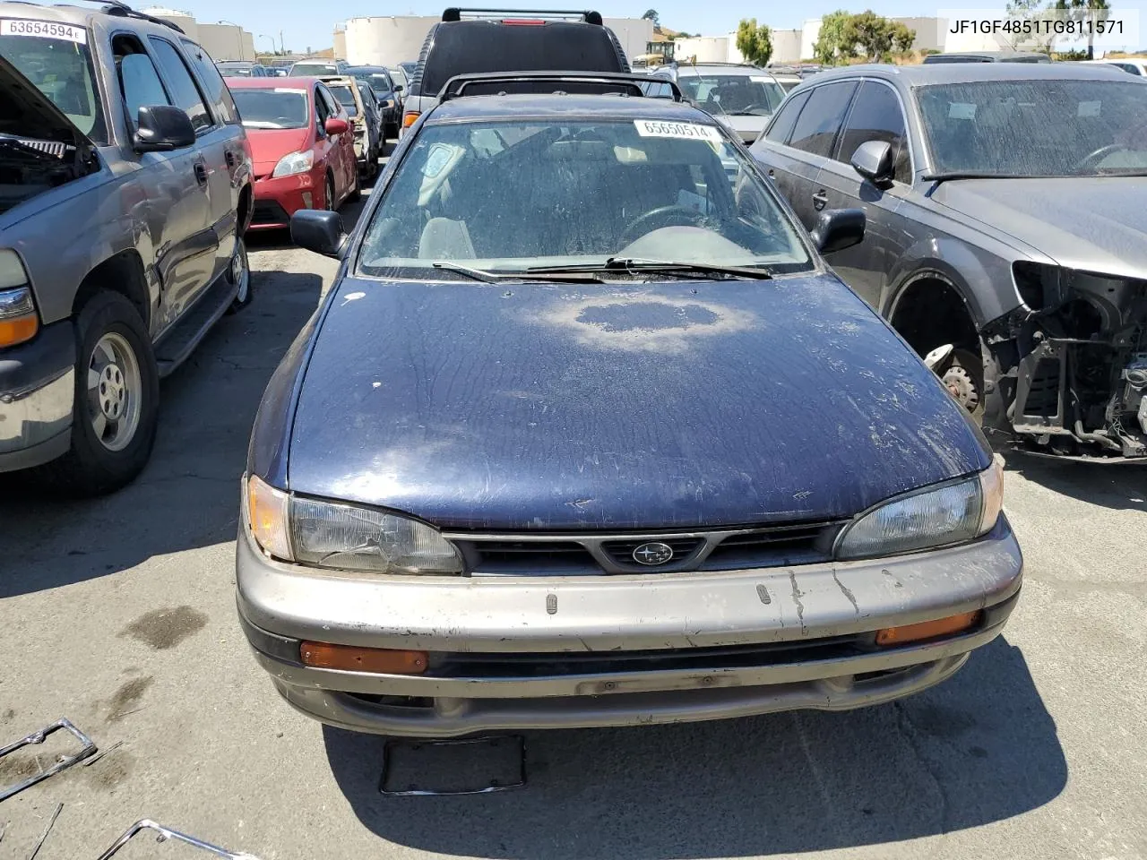 1996 Subaru Impreza Outback VIN: JF1GF4851TG811571 Lot: 65650514