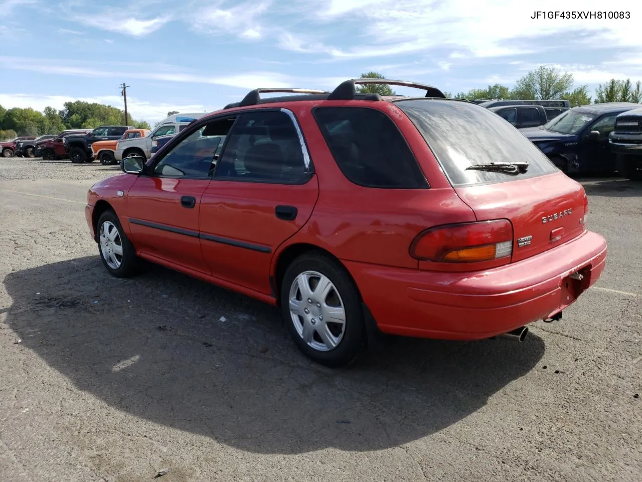 1997 Subaru Impreza L VIN: JF1GF435XVH810083 Lot: 71054674