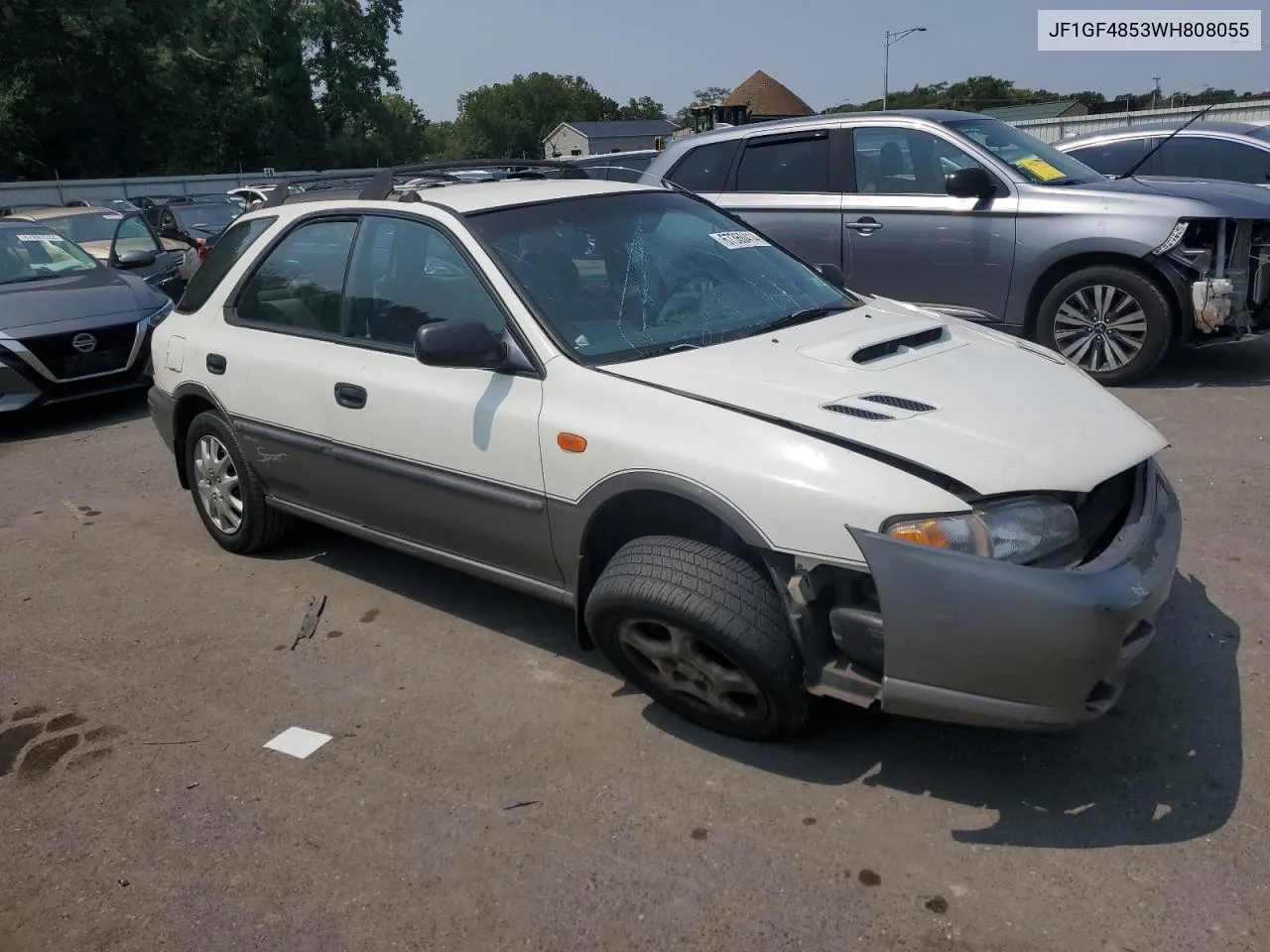 1998 Subaru Impreza Outback VIN: JF1GF4853WH808055 Lot: 75903904