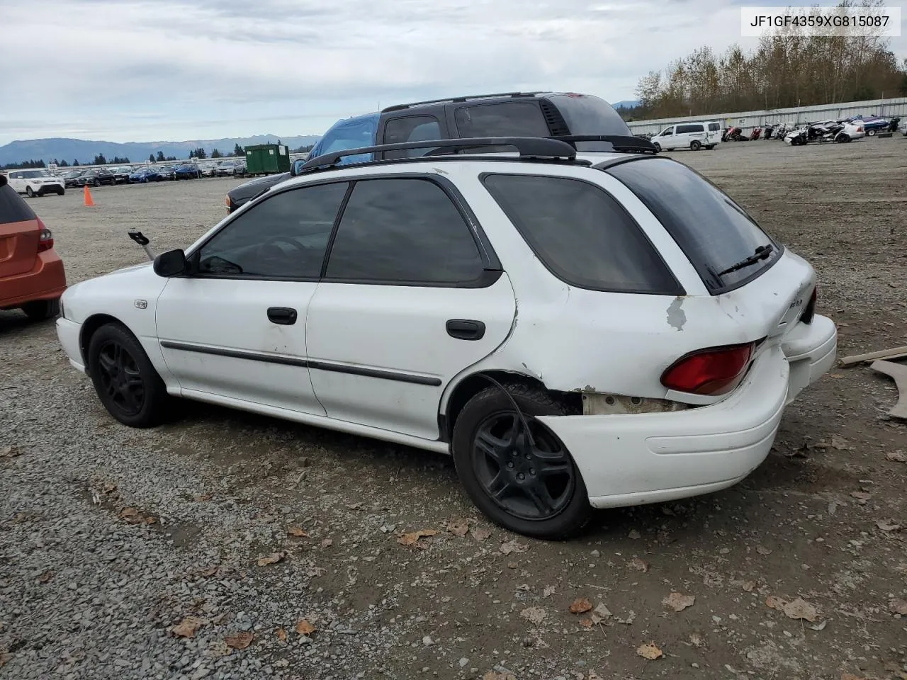 1999 Subaru Impreza L VIN: JF1GF4359XG815087 Lot: 75949184