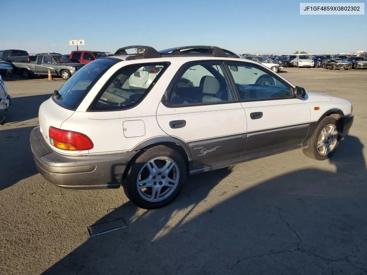 1999 Subaru Impreza Outback Sport VIN: JF1GF4859XG802302 Lot: 79144204