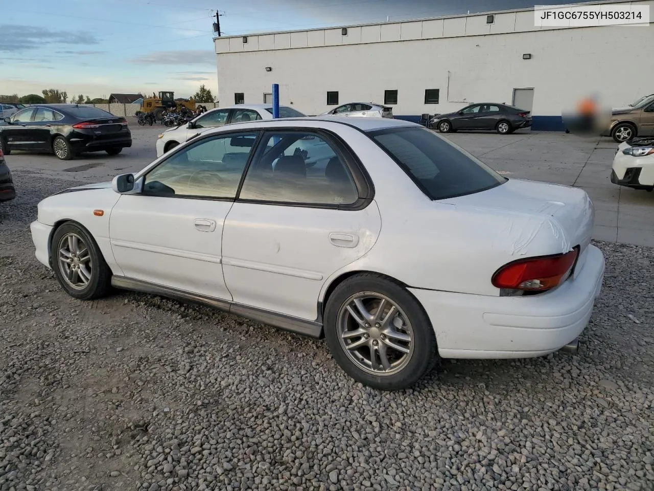 2000 Subaru Impreza Rs VIN: JF1GC6755YH503214 Lot: 77009144