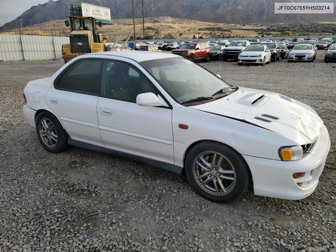 2000 Subaru Impreza Rs VIN: JF1GC6755YH503214 Lot: 77009144