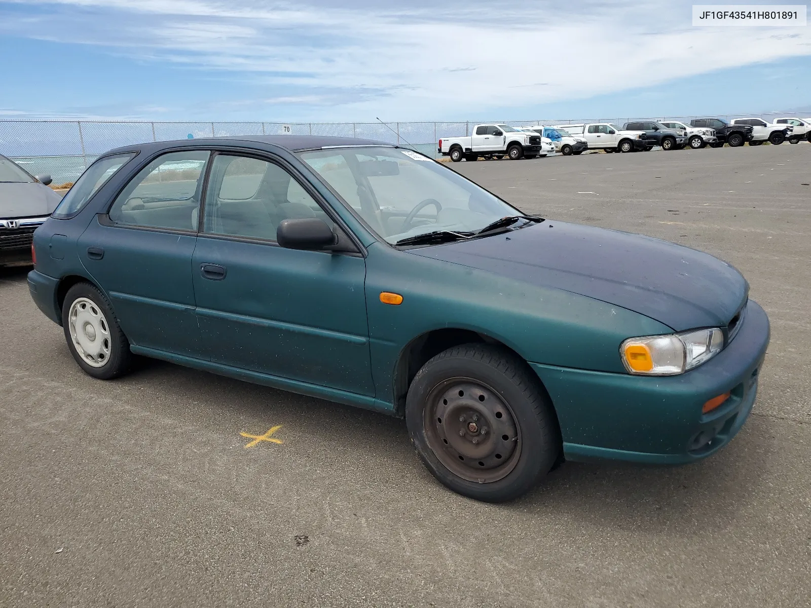 2001 Subaru Impreza L VIN: JF1GF43541H801891 Lot: 65837184