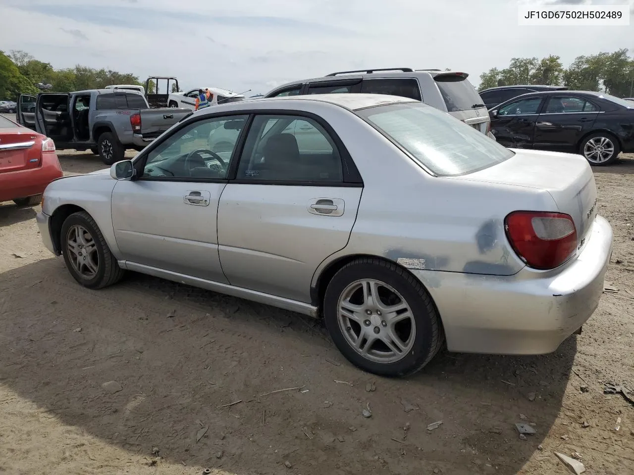 2002 Subaru Impreza Rs VIN: JF1GD67502H502489 Lot: 71342414