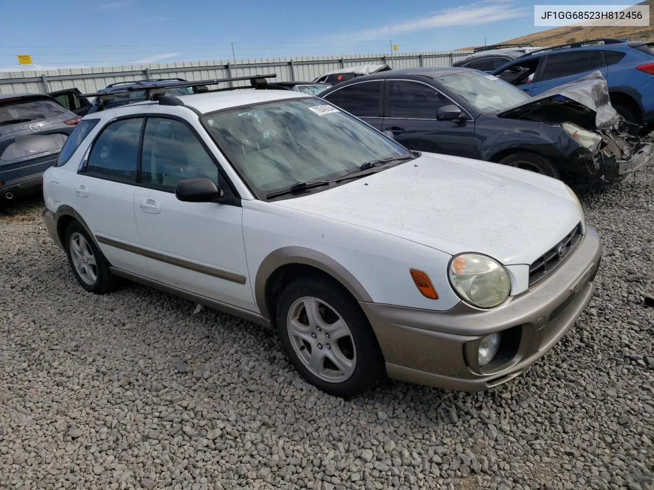 2003 Subaru Impreza Outback Sport VIN: JF1GG68523H812456 Lot: 70540634