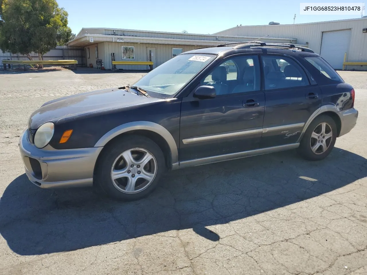 2003 Subaru Impreza Outback Sport VIN: JF1GG68523H810478 Lot: 70928724