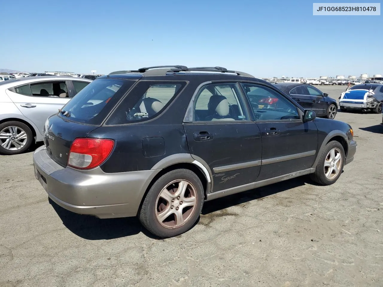 2003 Subaru Impreza Outback Sport VIN: JF1GG68523H810478 Lot: 70928724