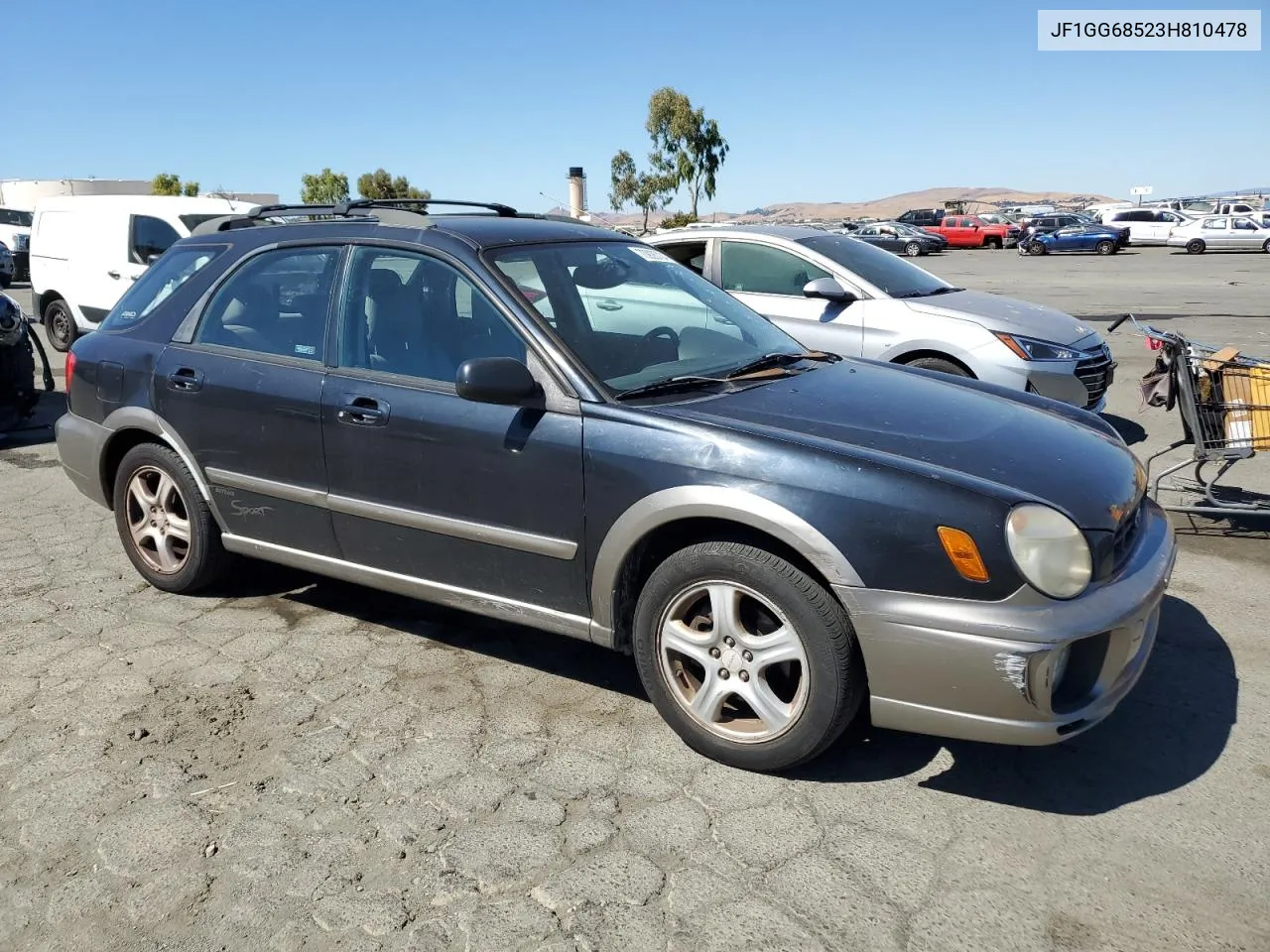 2003 Subaru Impreza Outback Sport VIN: JF1GG68523H810478 Lot: 70928724