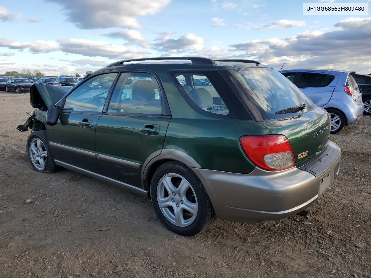 2003 Subaru Impreza Outback Sport VIN: JF1GG68563H809480 Lot: 75875064