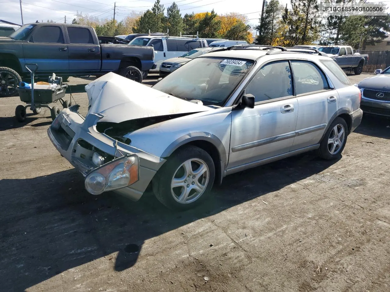 2004 Subaru Impreza Outback Sport VIN: JF1GG68594G800506 Lot: 76839454