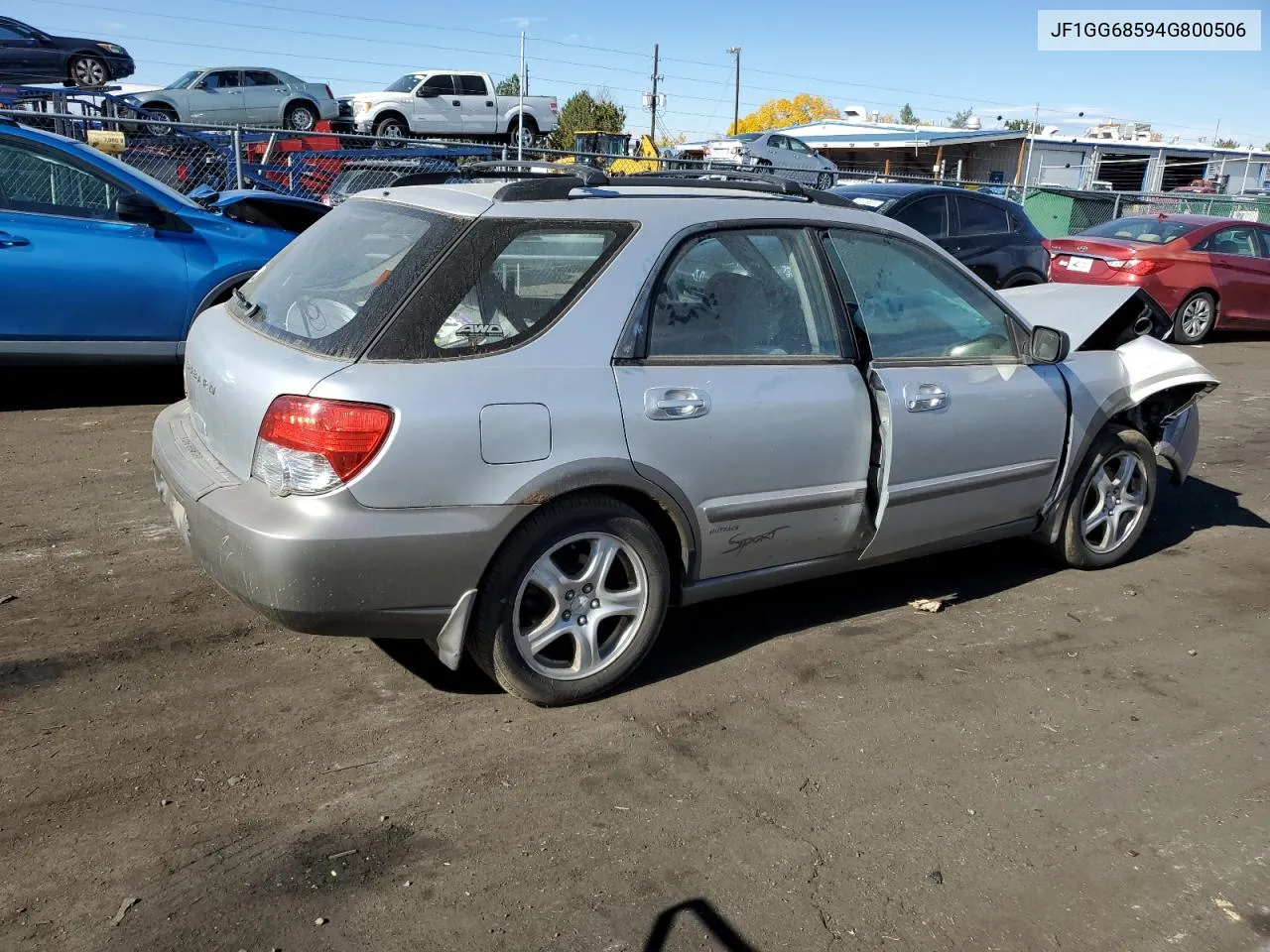 2004 Subaru Impreza Outback Sport VIN: JF1GG68594G800506 Lot: 76839454