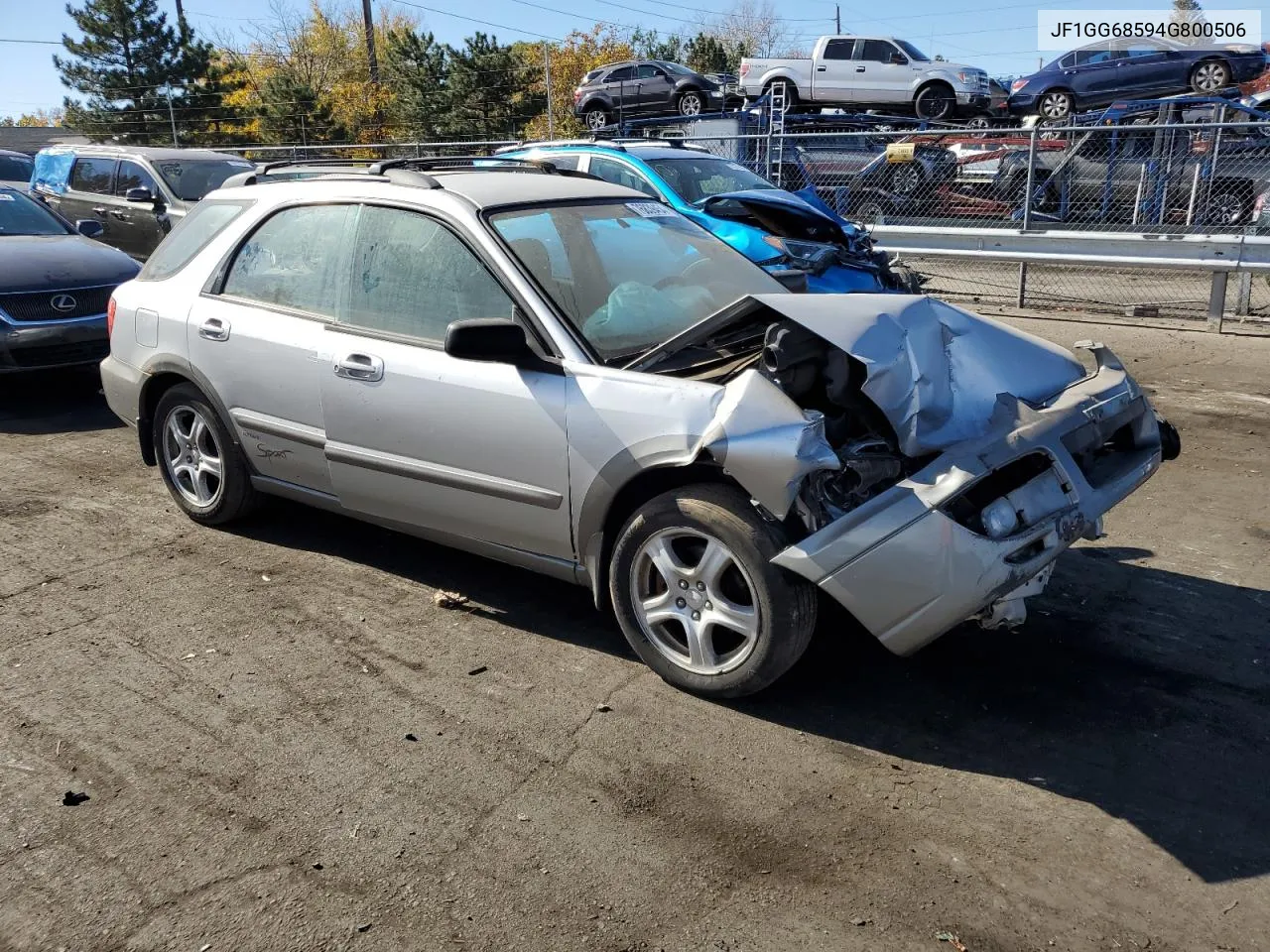 2004 Subaru Impreza Outback Sport VIN: JF1GG68594G800506 Lot: 76839454