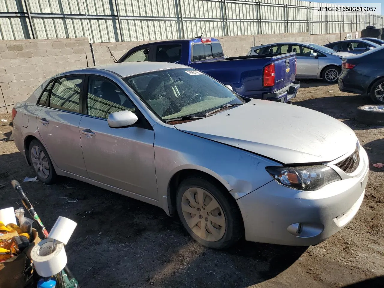 2004 Subaru Impreza 2.5I VIN: JF1GE61658G519057 Lot: 76991894