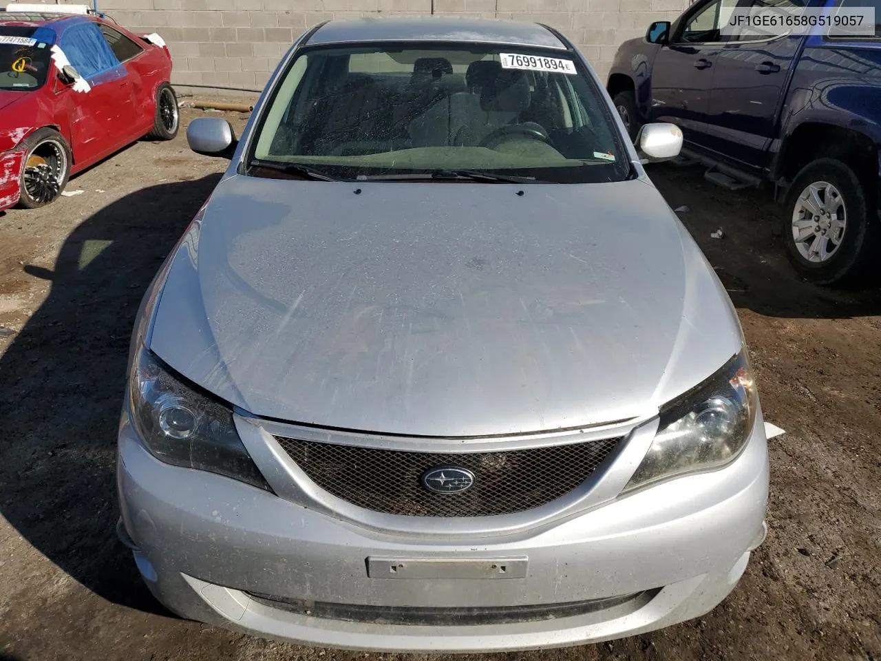 2004 Subaru Impreza 2.5I VIN: JF1GE61658G519057 Lot: 76991894