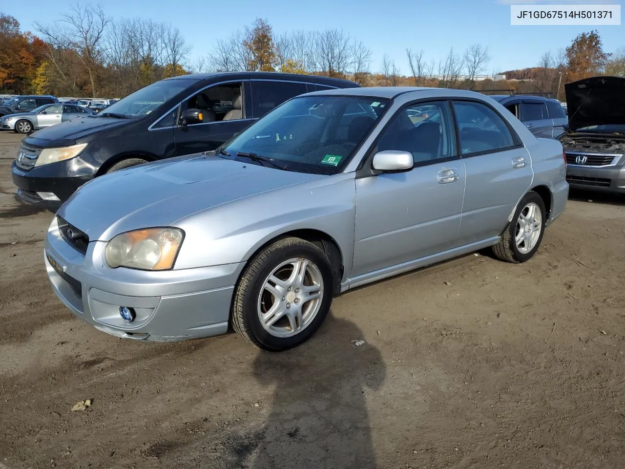 2004 Subaru Impreza Rs VIN: JF1GD67514H501371 Lot: 77248144