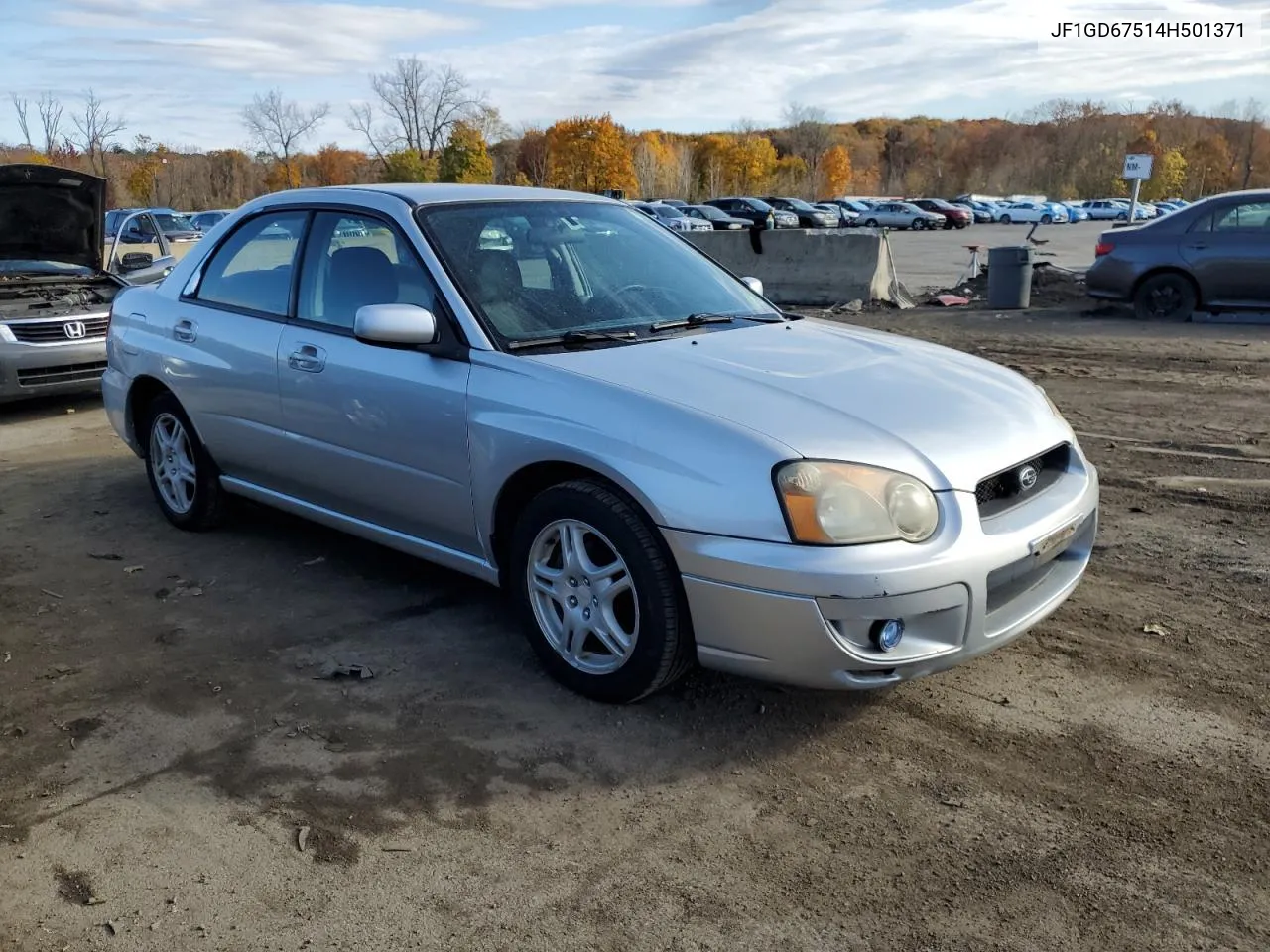 2004 Subaru Impreza Rs VIN: JF1GD67514H501371 Lot: 77248144