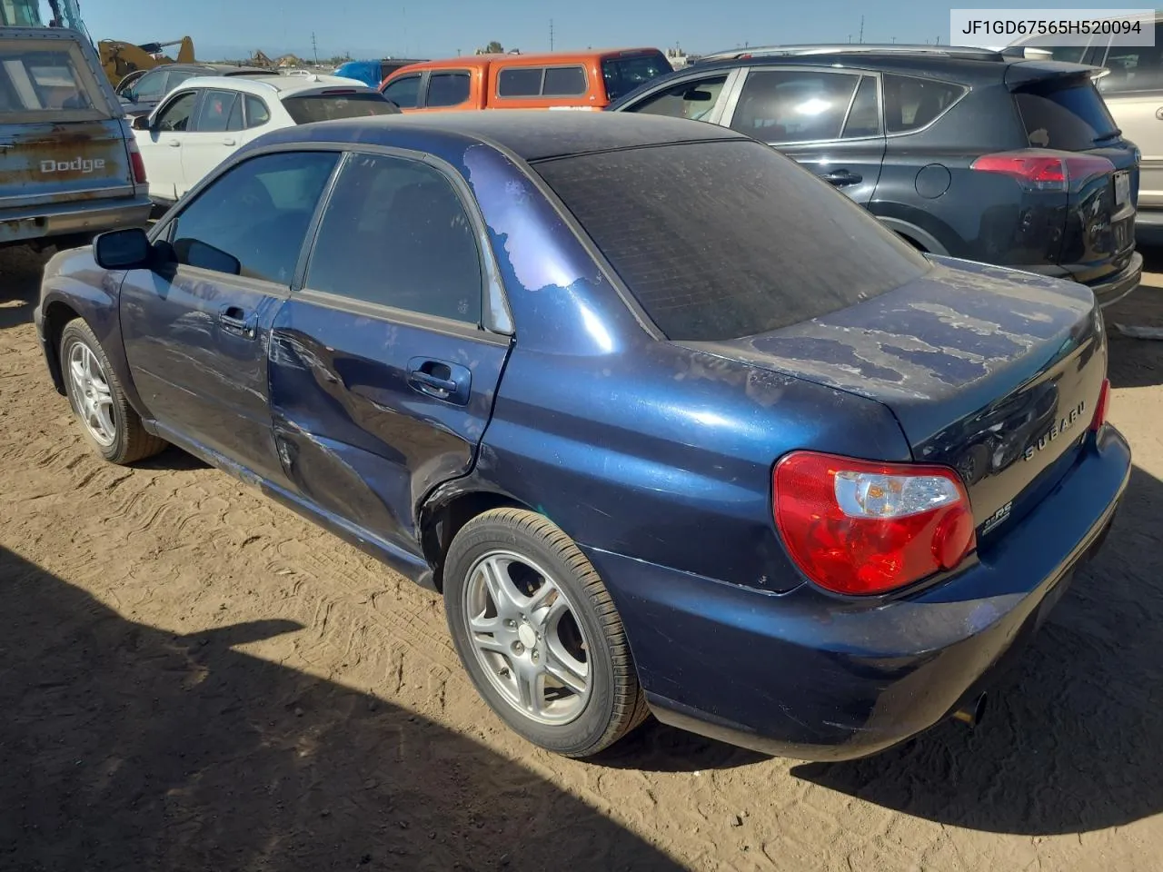 2005 Subaru Impreza Rs VIN: JF1GD67565H520094 Lot: 73161774