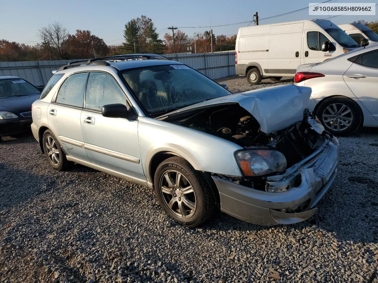 2005 Subaru Impreza Outback Sport VIN: JF1GG68585H809662 Lot: 78470674