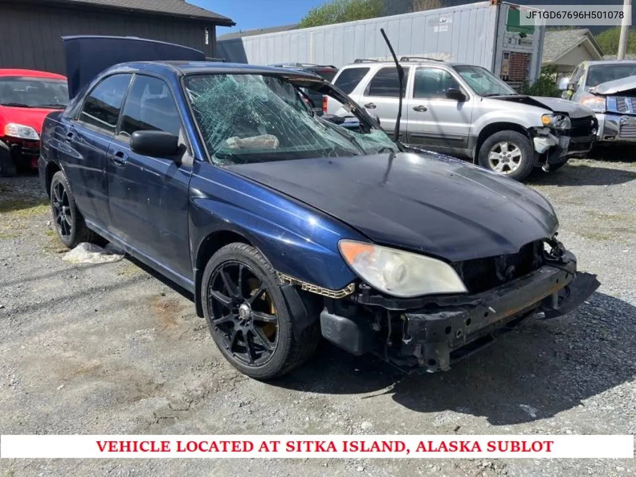 2006 Subaru Impreza 2.5I VIN: JF1GD67696H501078 Lot: 58354784