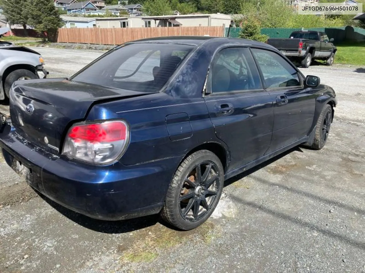 2006 Subaru Impreza 2.5I VIN: JF1GD67696H501078 Lot: 58354784