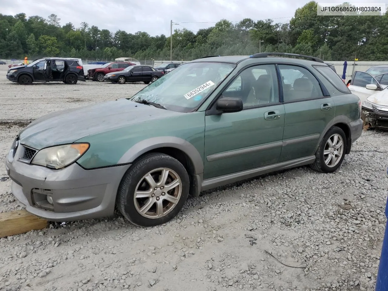 2006 Subaru Impreza Outback Sport VIN: JF1GG68626H803804 Lot: 68352944