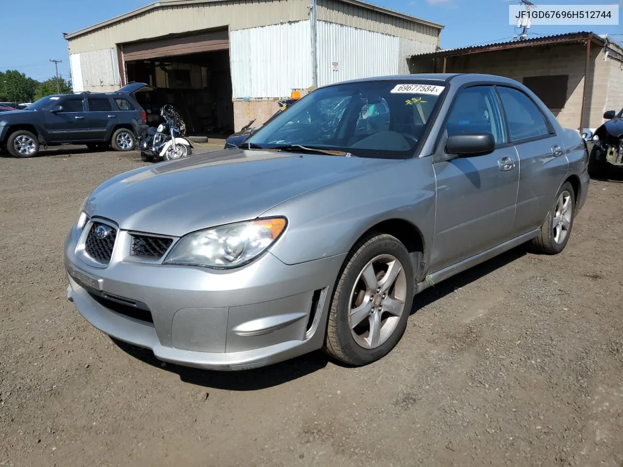 2006 Subaru Impreza 2.5I VIN: JF1GD67696H512744 Lot: 69677584