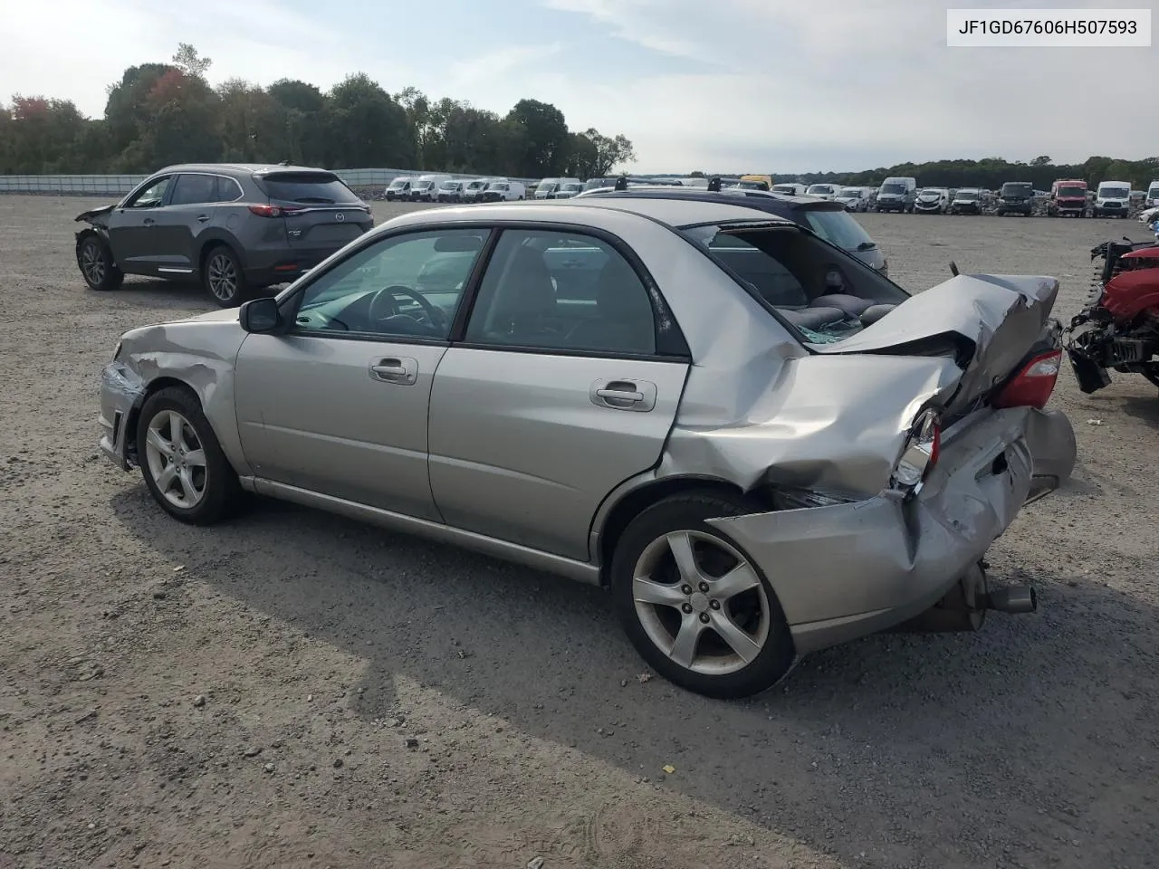 2006 Subaru Impreza 2.5I VIN: JF1GD67606H507593 Lot: 70992004