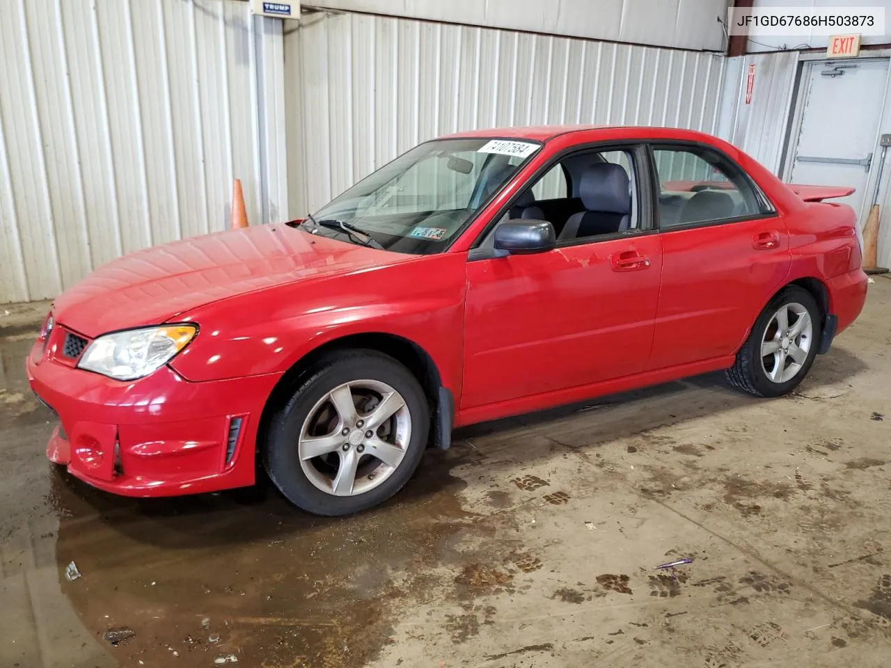 2006 Subaru Impreza 2.5I VIN: JF1GD67686H503873 Lot: 74107584