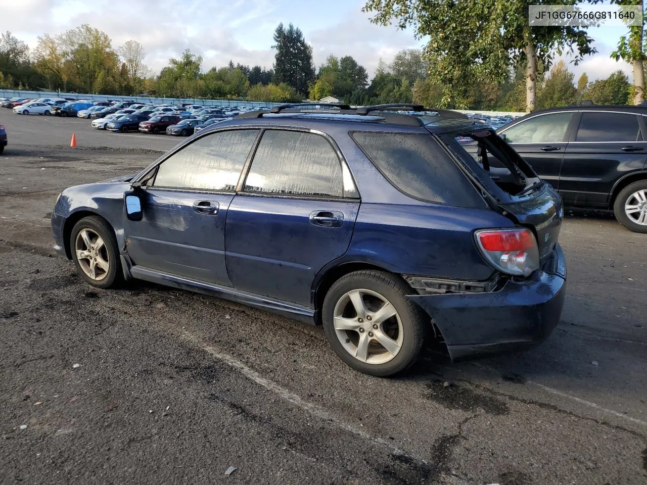 2006 Subaru Impreza 2.5I Sports Wagon VIN: JF1GG67666G811640 Lot: 77493154