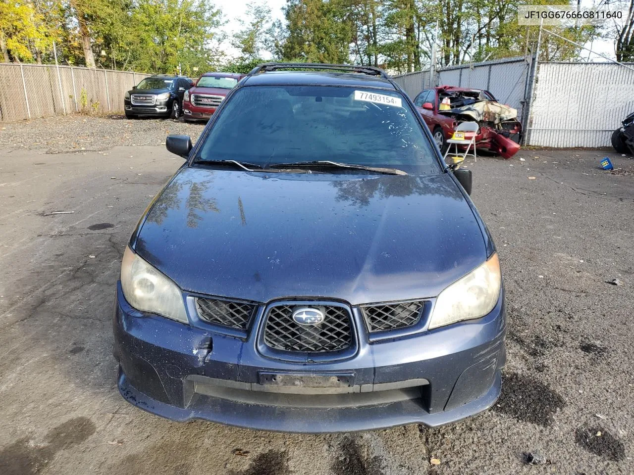 2006 Subaru Impreza 2.5I Sports Wagon VIN: JF1GG67666G811640 Lot: 77493154